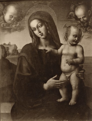 Bulloz — Anonimo umbro - sec. XV/ XVI - Madonna con Bambino — insieme